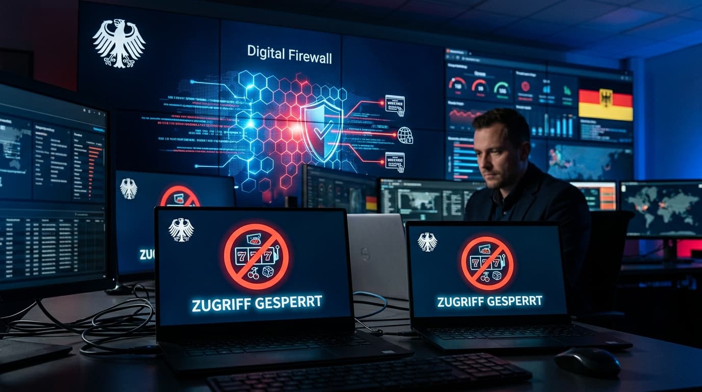 Germany's GGL Blocks 12 Unlicensed Operators in March Crackdown