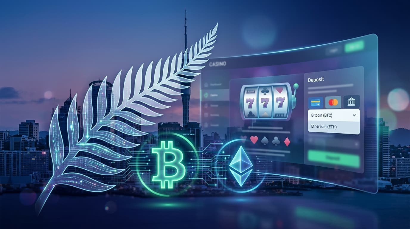 Kiwi Players Go Crypto: Bitcoin & Ethereum Dominate NZ Casino Deposits