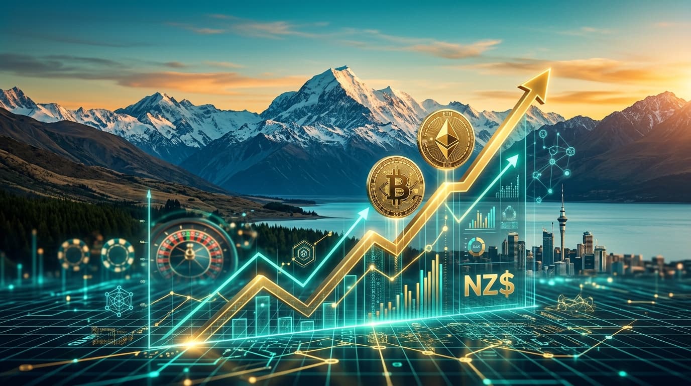Crypto Casino Deposits Surge 40% Among NZ Players in Q1 2026