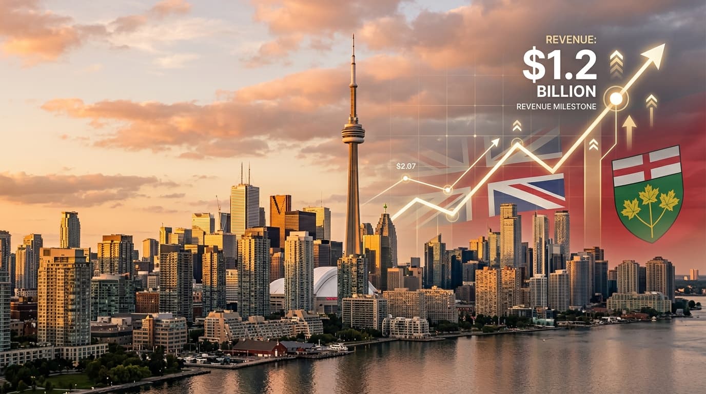 Ontario Online Casino Revenue Hits $1.2B in Q1 2026 — A New Provincial Record